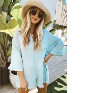 Show Me Your Mumu Horton Shore Romper Size XS